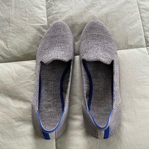 Rothy's Gray and Blue Knit Flats